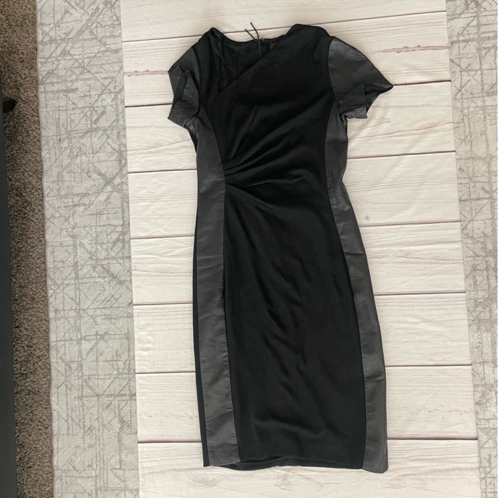 J. Mendel Black Asymmetrical Dress